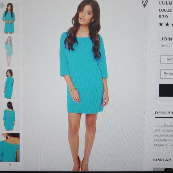 Lulus Dresses & Skirts - NWOT! Lulu's Open Heart Shift Dress  Small